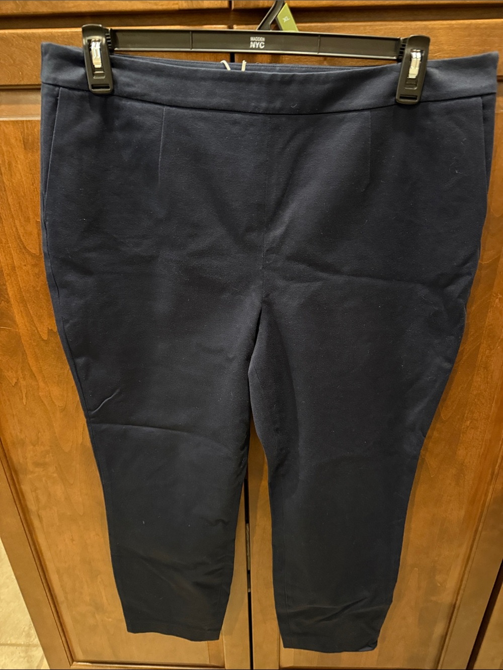 Boden Navy Cropped Ponte Ankle Pants - NWT